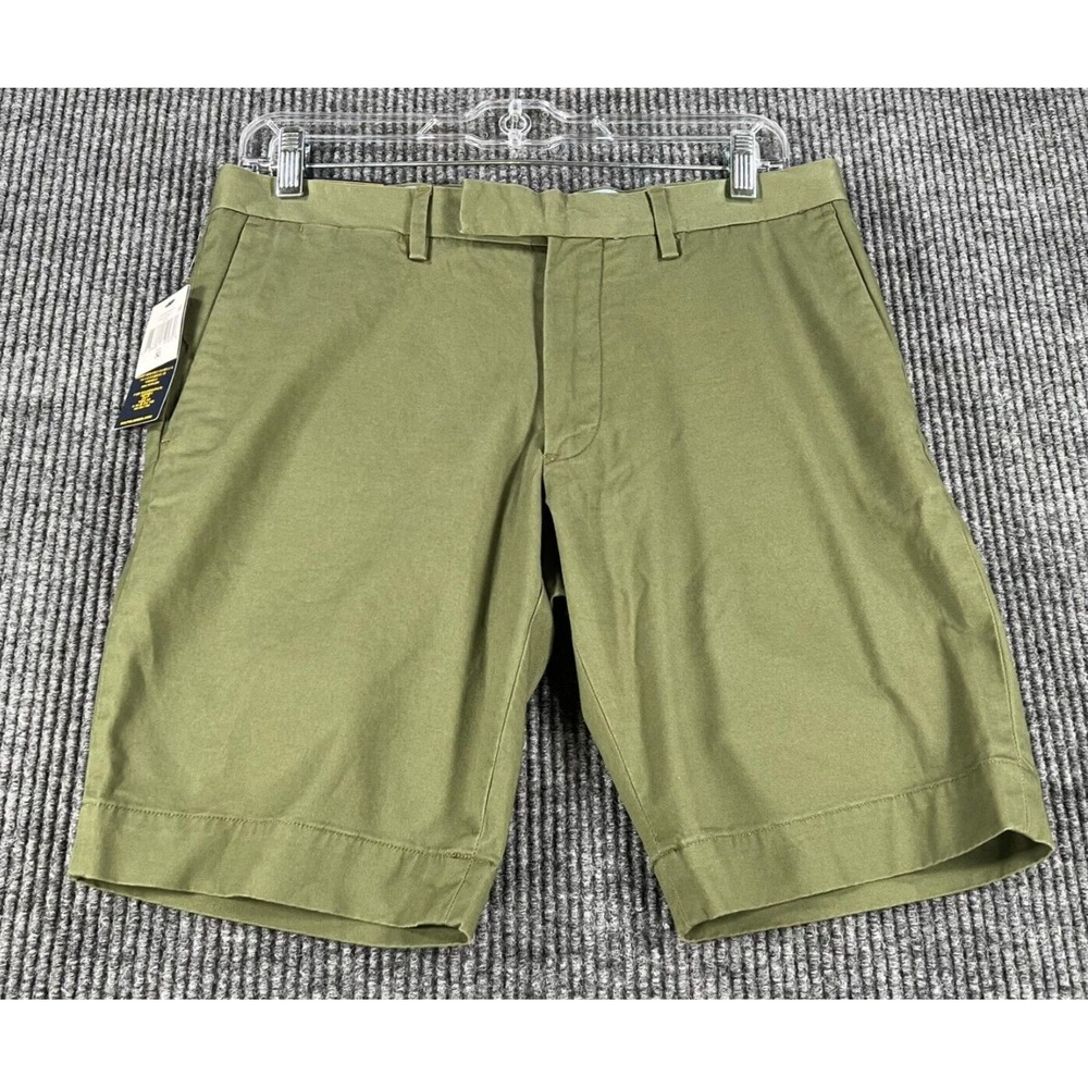 Polo Ralph Lauren Short Mens 30 Stretch Slim Fit Green Chino Outdoor Hiking New